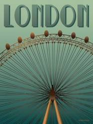 Plakat London Eye 30x40 ViSSEVASSE