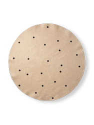 Dywan jutowy czarne kropki ferm LIVING