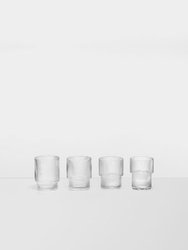 Szklanki RIPPLE - zestaw 4 szt - ferm LIVING