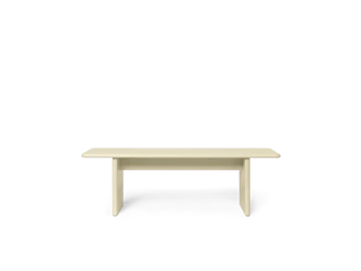 Ławka Rink kremowa ferm LIVING