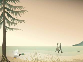 Plakat WALK AND TALK ViSSEVASSE