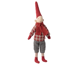 Pixy - Chłopiec - Czerwona koszula w kratkę Maileg