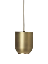 Lampa wisząca Socket Pendant Bell brass ferm LIVING