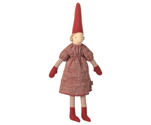 Pixy - Dziewczynka - Czerwona sukienka Maileg