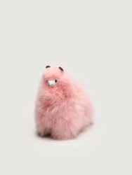 Przytulanka z naturalnej alpaki 23 cm Pastel Pink HUACAYA