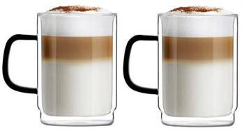 Komplet 2 szklanek z podwójną ścianką Carbon 350 ml  Vialli Design