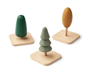 Drewniane drzewa 3-pack Liewood