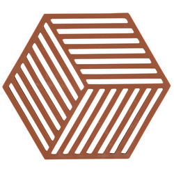 Ukryj Podkładka pod naczynia Hexagon Terracotta ZONE DENMARK