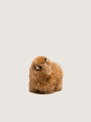 Przytulanka z naturalnej alpaki 18 cm Brown HUACAYA