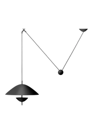 Lampa wisząca Lod czarna ferm LIVING