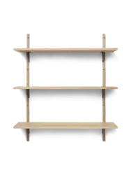 Półka Sector czarny mosiądz ferm LIVING