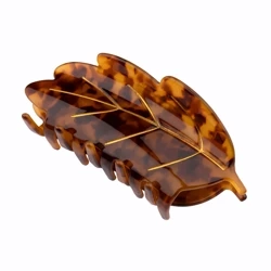 Klamra do włosów liść brązowy - Coucou Suzette