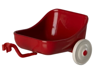 Przyczepka do roweru czerwona Maileg