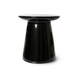 Stolik kawowy gliniany czarny HK living