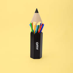 ORGANIZER NA DŁUGOPISY CZARNY OMY