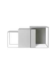 Zestaw stolików Cluster szary ferm LIVING