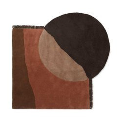 Dywan View Tufted red brown ferm LIVING