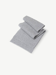 Szalik Aspen z wełny szary Peniche