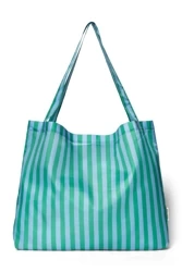Torba na zakupy Grape / Green Striped Grocery Bag Studio Noos