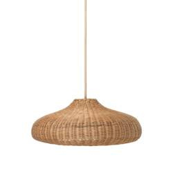 Lampa rattanowa disc ferm LIVING