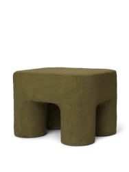 Stołek Podo zielone ferm LIVING