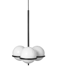 Lampa wisząca Era Chandelier czarna ferm LIVING