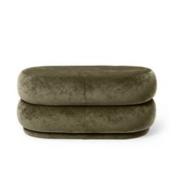 Pufa Owalna Faded Velvet - Forest ferm LIVING
