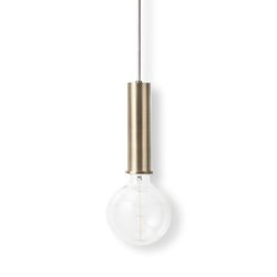 Lampa wisząca Socket Pendant mosiądz ferm LIVING