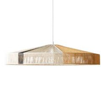 Lampa wisząca z czarnym paskiem HK Living