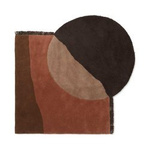 Dywan View Tufted red brown ferm LIVING