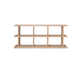 Regał Kona 3x2 dąb naturalny ferm LIVING