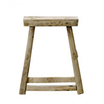 Stołek z drewna wiązowego Bloomingville