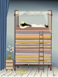 Plakat The Princess and the pea 30x40 ViSSEVASSE