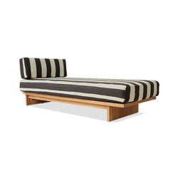 Leżanka outdoor teak stracciatella Hk living