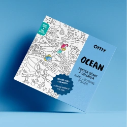 Kolorowanka 100x70 ocean OMY