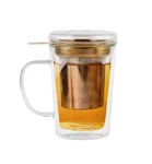 Szklanka z podwójną ścianką z zaparzaczem Amo 300 ml  Vialli Design