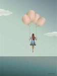 Plakat Balloon Dream 50x70 ViSSEVASSE