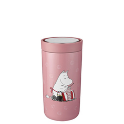 Kubek termiczny To-Go Click Muminki różowy Stelton