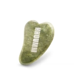 Masażer jadeitowy do twarzy gua sha HHUUMM
