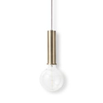 Lampa wisząca Socket Pendant mosiądz ferm LIVING