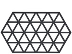 Podkładka pod naczynia Hexagon 24 cm czarna ZONE DENMARK