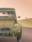 Plakat 2CV CITROËN 50x70 ViSSEVASSE