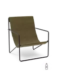 Krzesło Desert Black/Olive ferm LIVING
