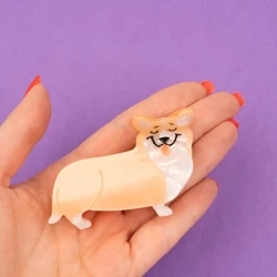 Klamra do włosów pies Corgi - Coucou Suzette