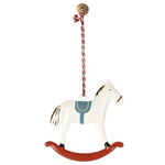 Zawieszka świąteczna metalowa Horse czerwony Maileg