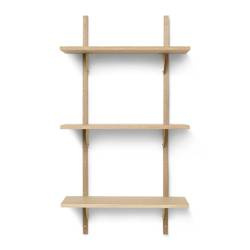 Półka Sector wąska mosiądz ferm LIVING