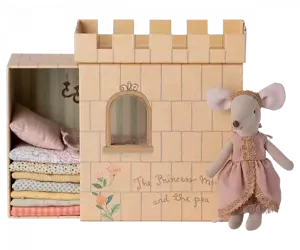 Myszka na ziarnku grochu - PRINCESS AND THE PEA Maileg