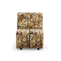 Element sofy wave, środkowy mały, wysoki podłokietnik, hollywood Hk living