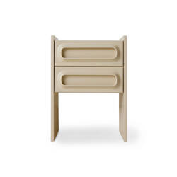 Szafka nocna Space kremowa HK Living